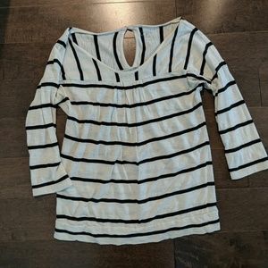 Loft 3/4 Striped Shirt